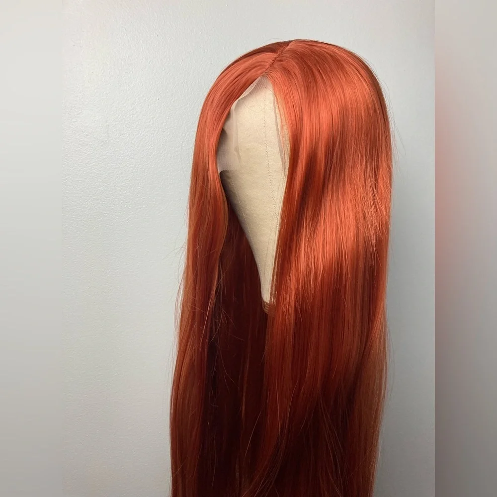 Ginger Copper Red Lace Front Wig